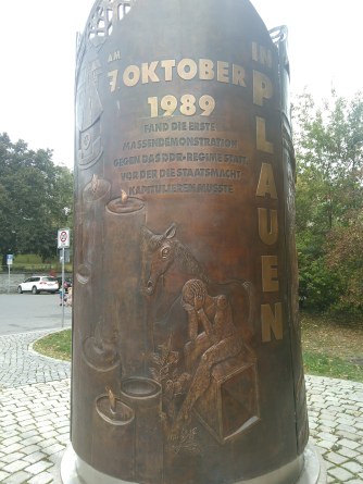 Plauen war der Ort der ersten Massendemonstration in der DDR